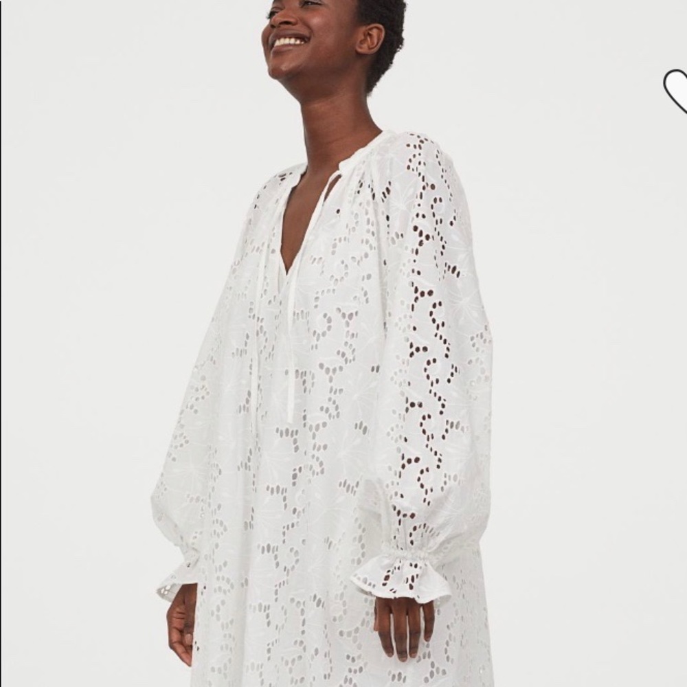 Eyelet embroidered maxi dress